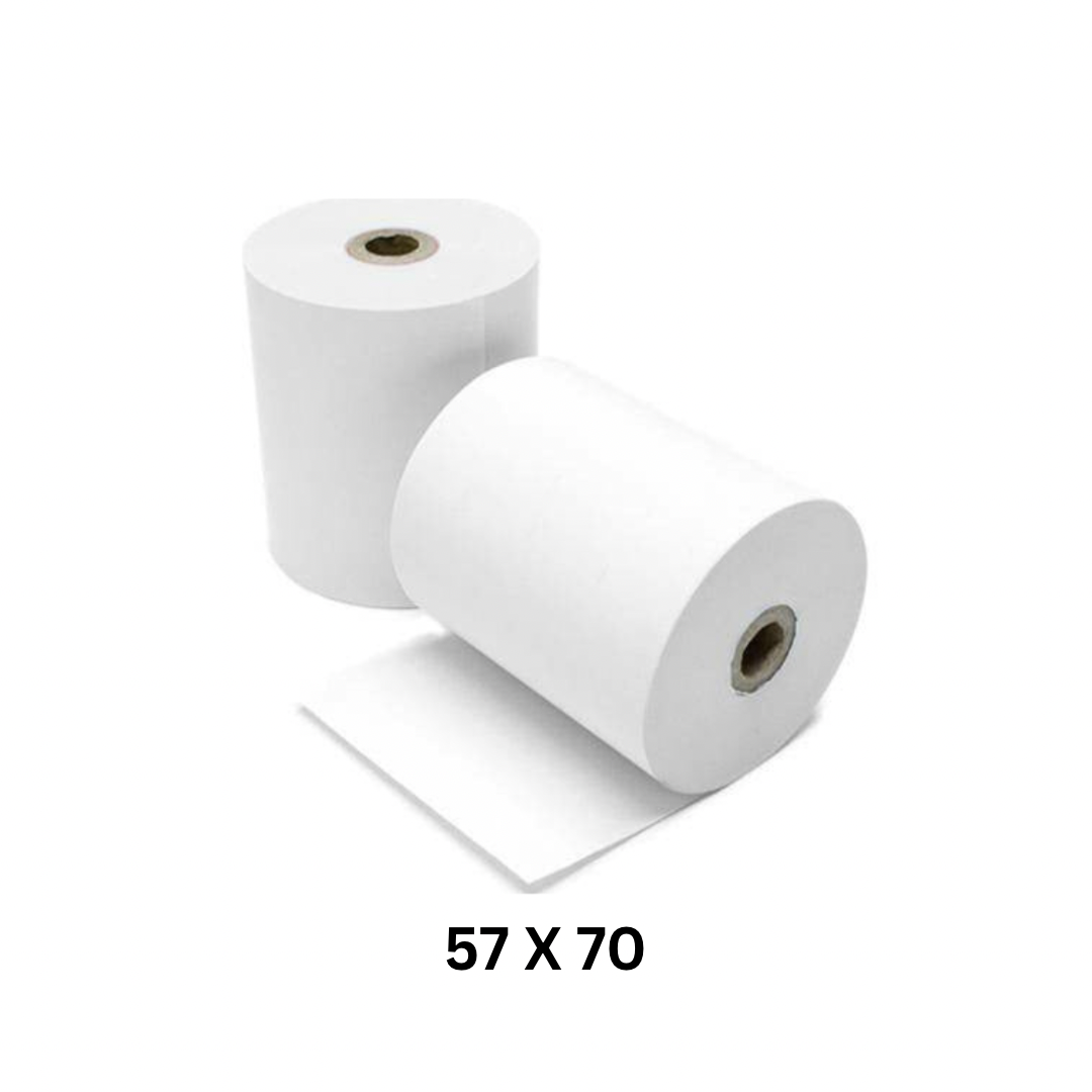 Thermal Paper Roll White 57x70mm