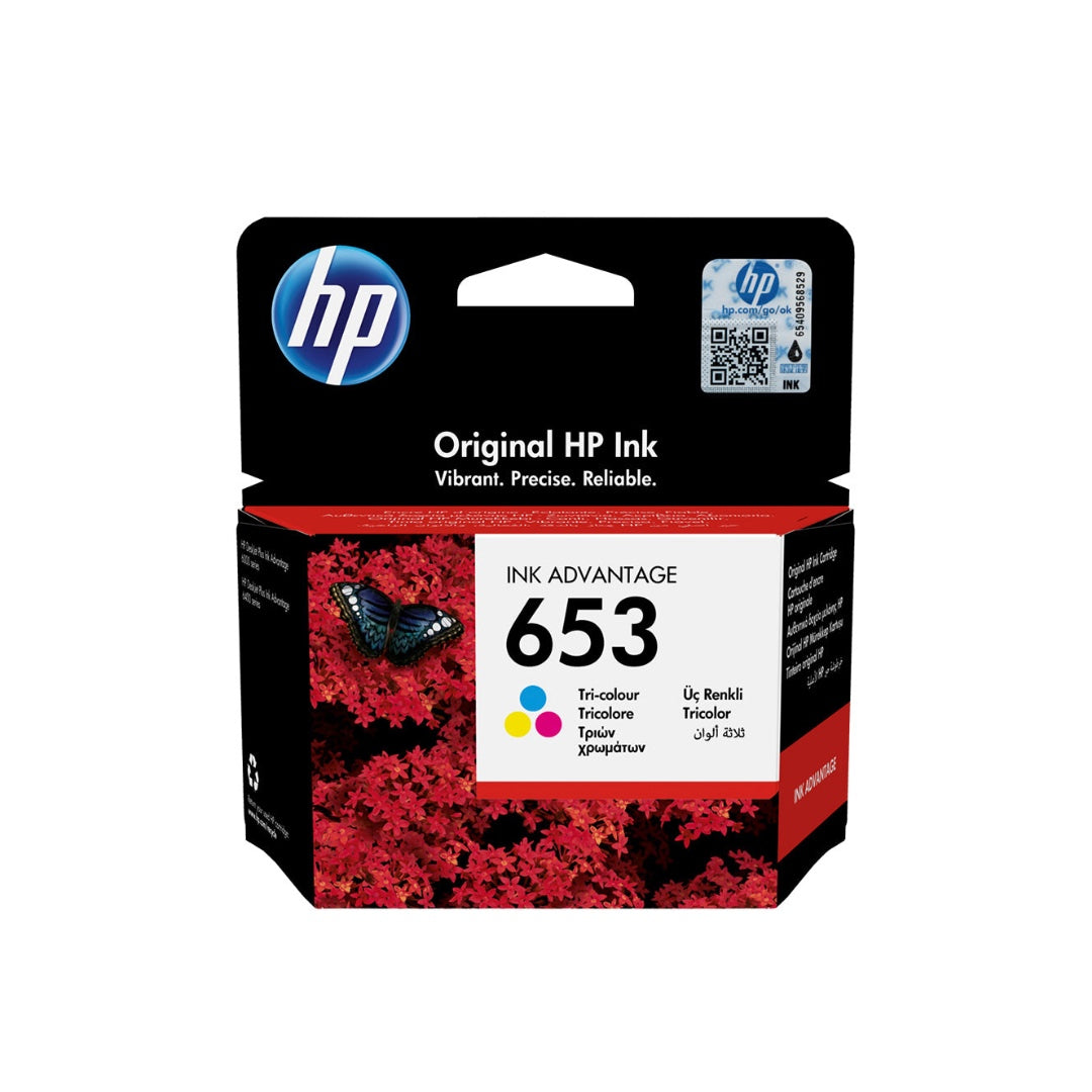 HP 653 Color Ink Cartridge Original