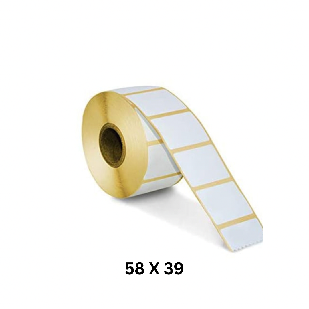 Barcode Label Roll 58x39mm
